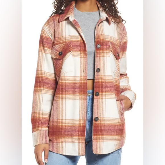 Thread & Supply Plaid Button-Up Jacket - Picture 2 of 2